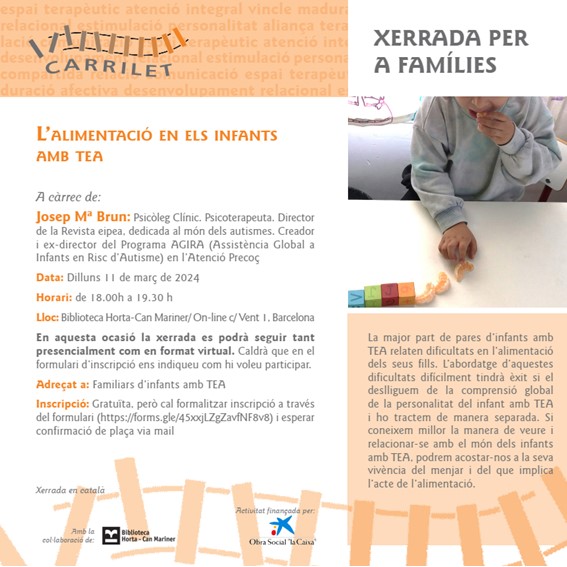 Alimentació en infants amb TEA